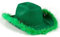 Luxylei Grüne Cowgirl Hat Glitter Cowboy Hat Weitkicke Cowgirl Hut Western Party Hüte Kuhmädchen Kostümzubehör