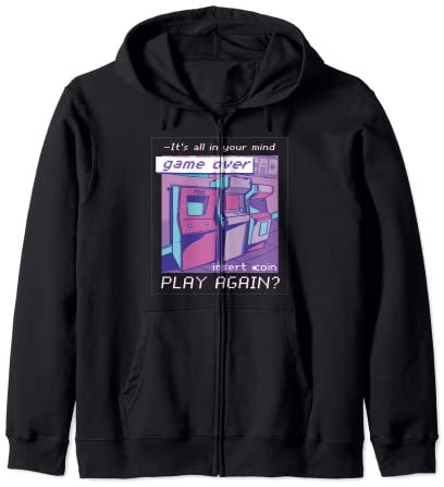 Aesthetic Vaporwave Emo Egirl Gamer Glitch Art Retro Gaming Kapuzenjacke