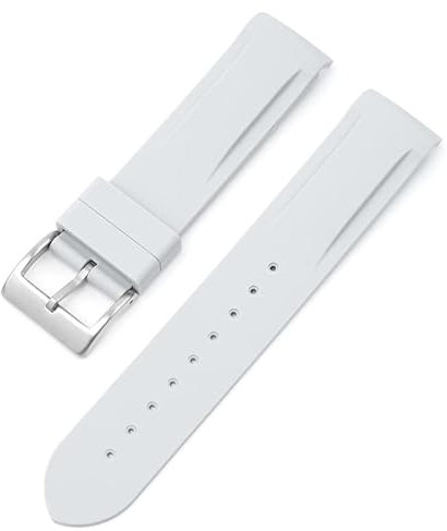 Stanchev Bracelet de montre en silicone sans couture pour montre Omega x Swatch MoonSwatch/Rolex Watch/Seiko 20 mm, plusieurs couleurs disponibles pour montre Moonswatch Speedmaster