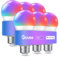 Govee Smart Glühbirne E27, WLAN Lampe RGBWW dimmbare mit 16 Millionen Farben, 54 Szenen, Alexa zubehör LED Smart Bulb Funktionieren mit Alexa Google Assistant, Timer, Gruppensteuerung, 6 Stück