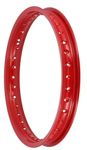 Felge 1,6 x 16 Alufelge Rot beschichtet - für Simson S50, S51, KR51 Schwal