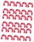 BESPORTBLE 30 Pcs Bike Cable Clips Bicycle c Clips Bike Cable Clamp Mtb c Clips Frame Bike Cable Guide C Shaped C Clip Buckle Interlocking Foam Tiles Bikes Cable Buckle Tubing Red