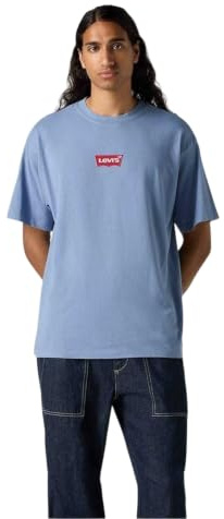 Levi's Men's Vintage Fit Graphic Tee T-Shirt, Badge Bw Logo Cliff, M