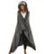 Flanell Fleece Pyjama Damen Sommer Damen- mit, Tier-Lazybones, Pinguine, Yaks, Pandas, Cartoon-Stickerei, doppelte Wolldecke, tragbarer Schlafanzug für zu Hause Damen Pyjama für (Grey, One Size)