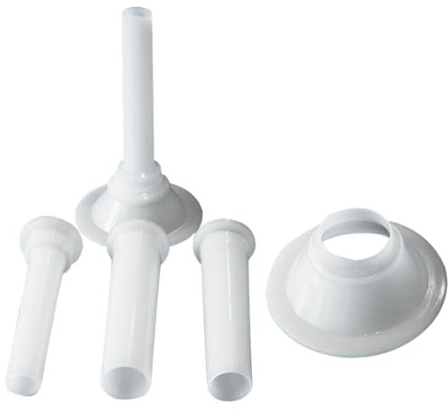 Fleischwolf Füllrohr - Leichte Füllrohre für Würstchen, Trichter, Mahlwerk, 3 tragbare Trichterrohre zum Befüllen von hausgemachten Würstchen, Ag Würstchen