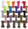 Xmart 25 Piezas Paracord 4mm Cuerda Paracord Set Paracord Combo Kits Multifunktion Cuerda Paracord 7 Core Strands Ideal para Acampar al Aire Libre la Supervivencia y Trenzar Pulseras 10 pies