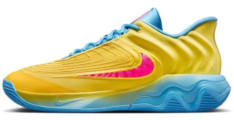 Nike Giannis Immortality 4 M Basketball-Sneaker Farbe: Gelb/Blau/Pink; Größe: EUR 51.5 | US 17 | UK 16