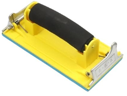 MagiDeal Hand Sander Sandpaper Holder with Handle Grinding Tool Portable Metal Clip Manual Hand Sanding Block for Polishing Handwork, Style D
