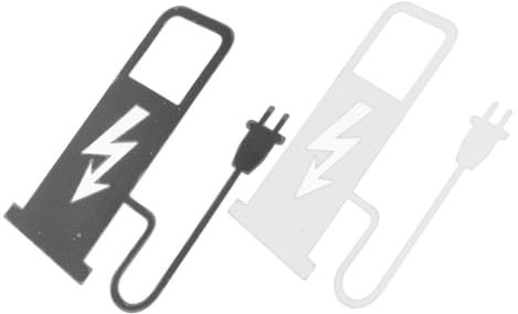 EXAOMBLE 2pezzi Adesivi Per Ricarica Auto Elettriche Da Impermeabili Grafica Decorativa Per Veicoli Elettrici Facile Installazione Per Specchietti e Carrozzeria Design Moderno e Resistente