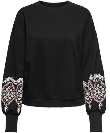 Onlbrooke L/S O-Neck Flower SWT Noos