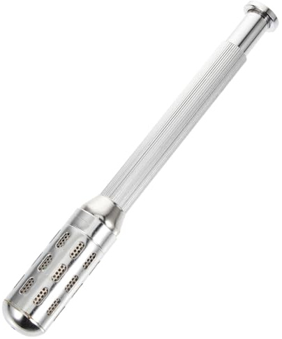 Moxibustionsstabhalter 0, 7mm Edelstahl für Bauchmassage und Körpertherapie | Handliches Gerät für Zuhause, Silberne Ausführung, für Frauen Am Bauch und Unterleib