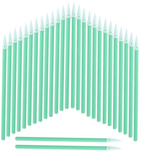 300 Stück Wattestäbchen Reinigungsstäbchen, Schaumstoffspitzen Reinigungstupfer,Mehrzweck-Schaumstofftupfer Set,SchaumreinigungsstäBchen für Kamera Tintenstrahldrucker Druckkopf Optische Ausrüstung