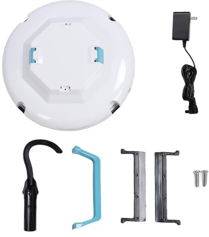 Robot Limpiador de Piscinas automático inalámbrico: Potente aspiradora de 120 Minutos para Piscinas enterradas de hasta 1000 pies Cuadrados, Inicio con un botón para una fácil