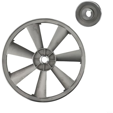 Set di pulegge triangolari in metallo tipo A per compressori d'aria, diametro del volano da 265 mm e 300 mm, con puleggia motore abbinata (tipo 300)