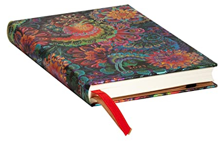 Moonlight (Olena’s Garden) Mini Verso Dayplanner 2023: Hardcover, Verso Layout, 100 gsm, elastic closure