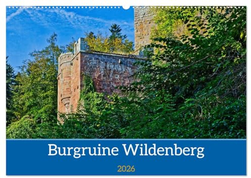 Burg Wildenberg (Wandkalender 2026 DIN A2 quer), CALVENDO Monatskalender: Eine geschichtstärchtige Burgruine aus der Zeit der Stauferkaiser (CALVENDO Orte)