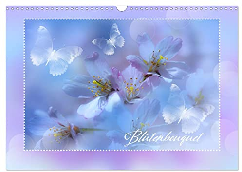 Blütenbouquet (Wandkalender 2026 DIN A3 quer), CALVENDO Monatskalender: Fine Art - Blüten farbig - Macro Aufnahmen (CALVENDO Natur)