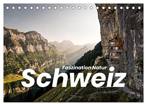 Schweiz - Faszination Natur (Tischkalender 2026 DIN A5 quer), CALVENDO Monatskalender: Einzigartige Aufnahmen der Schweiz. (CALVENDO Orte)