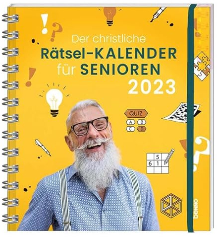 Der christliche Rätsel-Kalender für Senioren 2024