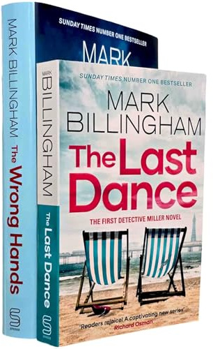 Detective Miller Series By Mark Billingham 2 Books Collection Set (The Last Dance & The Wrong Hands [Hardback])