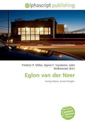 Eglon van der Neer: Family Name, Dutch People.