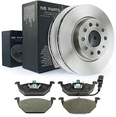 NB PARTS Bremsscheiben Beläge vorne 280mm passend für Audi A3 8P Skoda Octavia VW Golf 5 6 Jetta