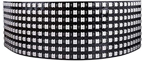 Longruner WS2812B Led Panneau Flexible Led Matrice avec Couleur Pixel/ 8x32 Panel/ 256 Pixels/ DC5V/ Intégré IC et Éclairage Polychrome LWS03