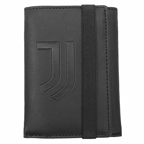 JUVIR|#JUVENTUS FC , Tasconcino Portemonnaie Leder Kein Geschlecht, Schwarz, S