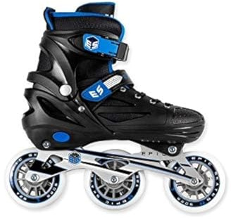 Epic Skates Mens Storm Inline Skates, Black/Blue, Adult5-8