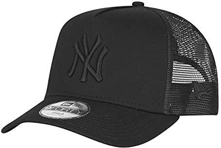 New Era New York Yankees MLB Clean Nero 9Forty A-Frame Berretto da Camionista Regolabile per Bambini