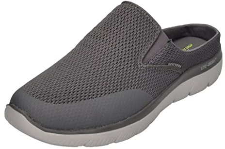Skechers Herren Summits Vindicator Turnschuhe, Charcoal Textile/Trim, 47.5 EU