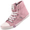 MUSTANG Damen Canvas High Top Sneaker Rosa EU 37