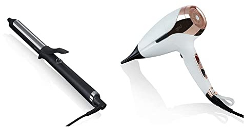 GHD - Curve Classic Curl Tong - Boucleur (Noir) & Helios - Seche Cheveux (Blanc)