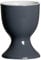 Ritzenhoff & Breker Doppio Eierbecher, 6er Set, Ei Becher, Eierhalter, Geschirr, Porzellan, Anthrazit, 5 cm, 430233
