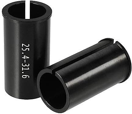 X AUTOHAUX 2 Pcs 25.4mm to 31.6mm Bike Seat Post Tube Adapter Reducing Sleeve