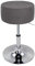 XGANGM Velvet Hockerbezug Rund Durchmesser 33.5cm H17cm Rund Barhocker Hussen Bezug stuhlhussen barhocker rund Stretch Stuhlbezug Schonbezug Protector für Home Büro Bar,Dark Gray,2PCS 33.5x17cm