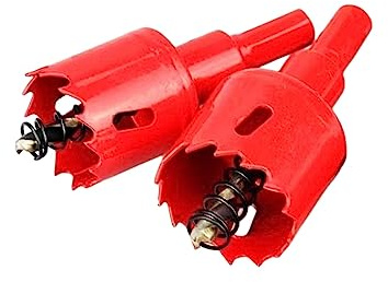 EKKJNQ Regentonnen-Metallbohrer, Bohrer-Set, Regenwasser-Sammelbox für Eisen, Aluminium, PVC-Platten, Kunststoffrohre, Gipskarton, Holz, etc..