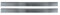 DIAMWOOD Jeu de 2 Fers de Dégauchisseuse/Raboteuse avec Acier HSS 18% - 310 x 30 x 3 mm - Réaffûtable - Compatible avec diverses marques - Précision et performance élevées