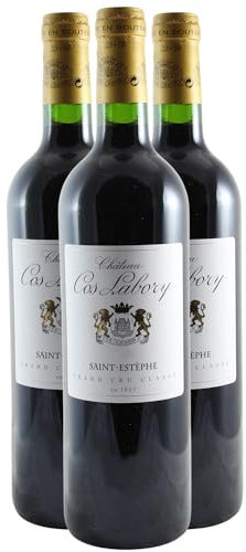 Château Cos Labory Saint-Estèphe 5ème Grand Cru Classé - Rouge 2020 - Vin Rouge de Bordeaux (3x75cl)