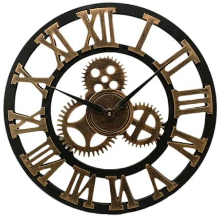 Alipis kreative wanduhr geführte Wand Büro-Wanduhr Sportdekor kinderzimmer Uhr küchenuhr Vintage- Wohnkultur hängende Uhr schicke Wanduhr altmodisch große Wanduhr schmücken 3D Metall