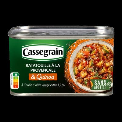 Cassegrain Légumes et quinoa à la proven le - La boîte de conserve de 375g