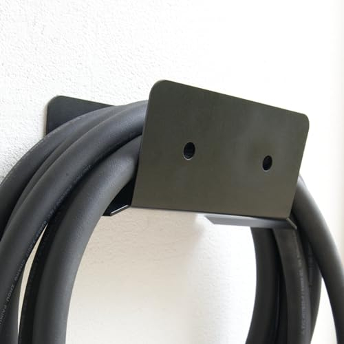 EVify Typ 2 Kabelhalterung, Wandhalterung für Lange Ladekabel • Stabile Halterung mit glatten Kanten, inkl. Montagezubehör