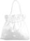 XNIVUIS Brautbeutel Brauttasche aus Satine Satin Brautbeutel Handtasche Hochzeit, Braut Brautjungfer Blumenmädchen Satin Dolly Tasche Handtasche Brauthandtasche Clutchtasche Abendtasche (Weiß)