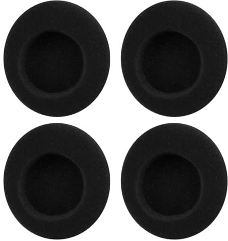 Thyonta 4 x Kopfhörer-Schaumstoff-Abdeckung, atmungsaktiv und bequem, verdickt, 5 cm, Headset-Schutzhülle für Kopfhörer, Schwamm-Abdeckung, Ersatz