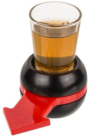 Mister Gadget Trinkspiel der Wahrheiten Partys Fun Rot und Schwarz | PP-Kunststoff, Trinkspiel der Wahrheiten, lustige Partys, Unterhaltung, Rot Schwarz und transparent