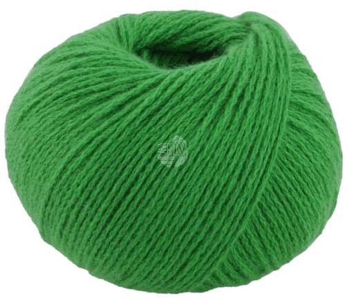 LANA GROSSA Cashmere Pure | Klassisch verzwirntes reines Kaschmirgarn | Handstrickgarn aus 100% Kaschmir | 25g Wolle zum Stricken & Häkeln | 115m Garn FB 15