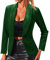 FGVFCS Samt-Blazer für Damen, lässiger Anzug, Jaket, offene Vorderseite, Anzugblazer, Cardigan, locker, bequem, vollständig gefüttert, Blazer, Tops, elegant, Hochzeit, Party, Outwear, elegant,