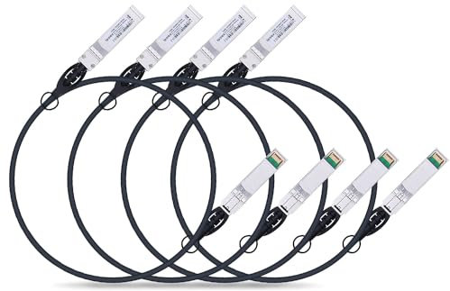 ipolex Cable de cobre SFP+ de 10 G, SFP+ DAC, cable de cobre de conexión directa 10GBASE-CU, cable Twinax pasivo de 10 Gb/s compatible con Cisco, Ubiquiti, Meraki, Mikrotik, Intel y más. 1,5 metros,