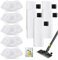 Bieiyhe 10 Pcs Paños Microfibra Vaporeta,Paños de Repuesto para Limpiador a Vapor,Almohadillas de Limpieza a Vapor,Accesorios de Mopa,Paños de Suelo Lavables para Kärcher Easyfix SC1,SC2,SC3,SC4,SC5