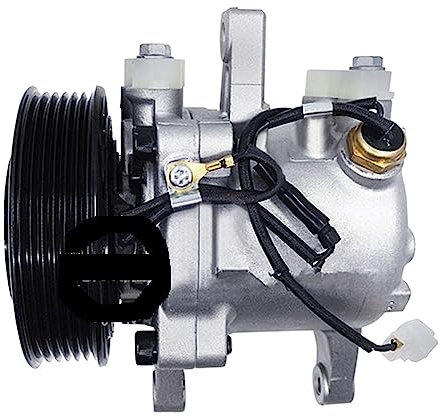 HOMEWQ Compresor de aire acondicionado compatible con tractores Kubota M126 M135 M6 447280-3050 447280-3080 4472803050 4472803080 3P999-00620 3P99900620